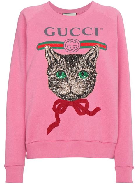 pink gucci jumper womens|gucci sweatshirt for women.